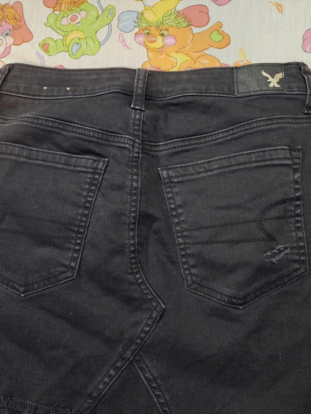 American Eagle Outfitters Black Stretch Denim Skirt - Picture 4 of 4
